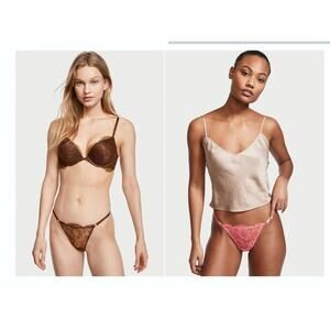 Victoria Secret V-Hardware V-String Panty bundle